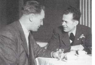 Alfred Jensen og Aksel Larsen, maj 1945